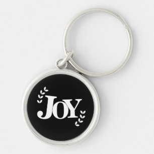Joy Inspirerend Quote Typografie Sleutelhanger