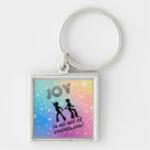 Joy is an act of resistance! - sleutelhanger (Voorkant)