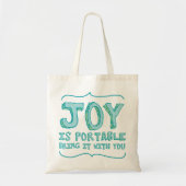 Joy is draagbare tas in Seafoam-groen (Voorkant)