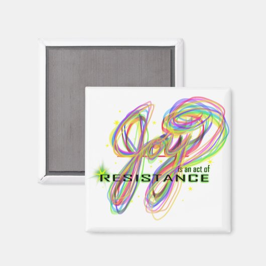 Joy is een daad van verzet magneet (Voorkant / Achterkant)