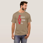 JOY Jesus anderen, je past het aan T-shirt (Voorkant volledig)