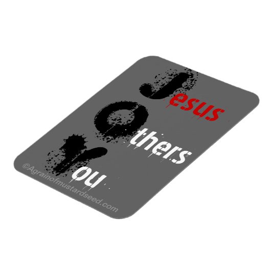 JOY Jesus anderen Magneet (Linkerzijde)