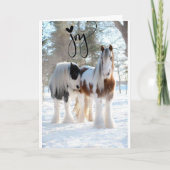 JOY JOY JOY JOY AND WONDERFUL TIME OF THE YEAR FEESTDAGEN KAART (Voorkant)