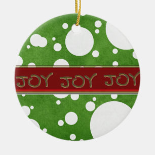 JOY-JOY-JOY Sjabloon voor kerstversiering met foto Keramisch Ornament