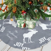 Joy Joy Moose Kerstmis Kerstboom Rok