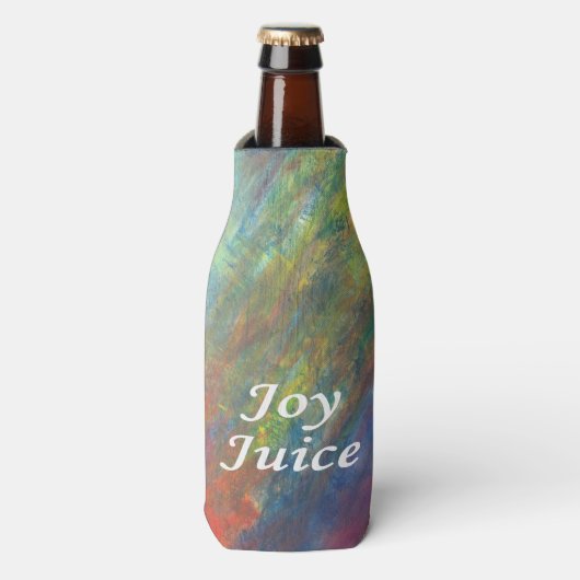 Joy Juice | Script Adult Alcohol Drank Humor Flesjeskoeler (Fles Voorkant)