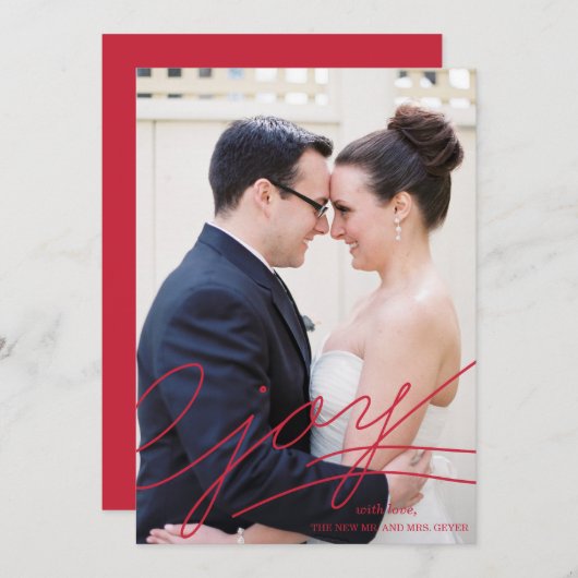 JOY KAART (Voorkant / Achterkant)