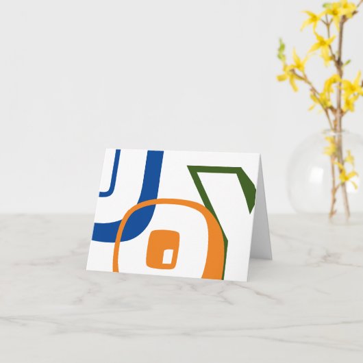 Joy Kaart (Gele Bloem)