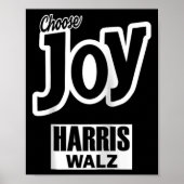 Joy Kamala Harris Tim Walz Slogan 2024 Gala Poster (Voorkant)