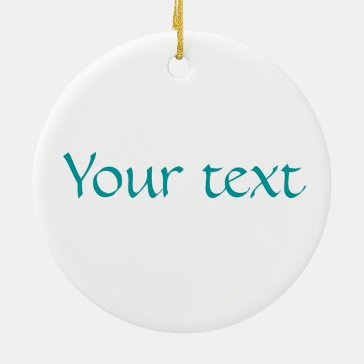 Joy Kanji Symbol  Ornament (Achterkant)