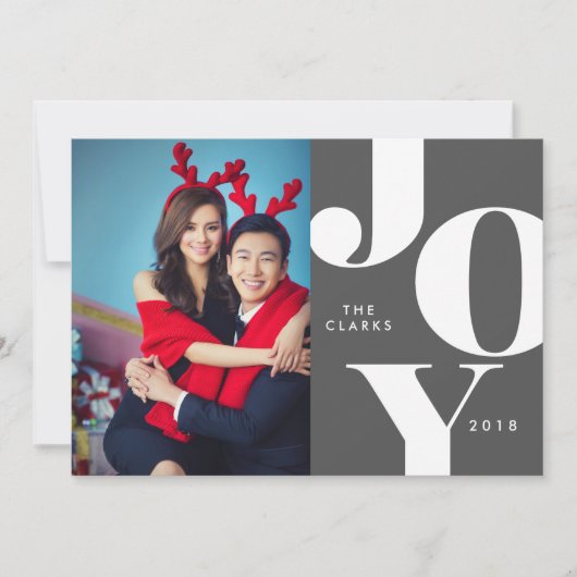 JOY Kerst Foto Kaarten / Feestdagen (Voorkant)