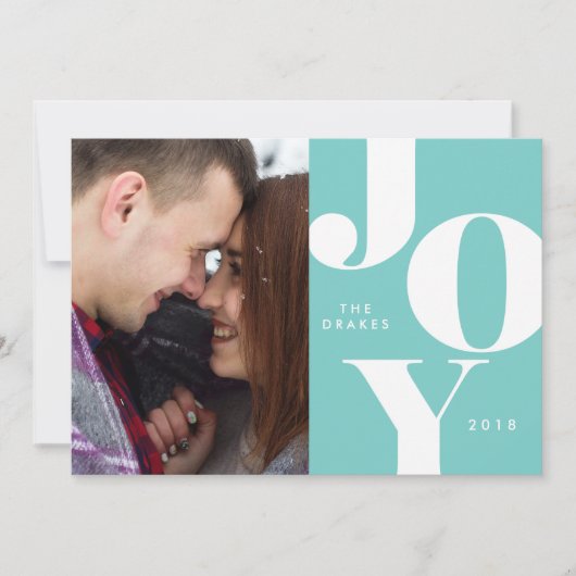 JOY Kerst Foto Kaarten / Feestdagen (Voorkant)