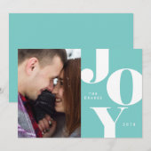 JOY Kerst Foto Kaarten / Feestdagen (Voorkant / Achterkant)
