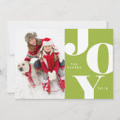 JOY Kerst Foto Kaarten / Feestdagen (Voorkant)