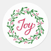 Joy Kerst sticker (Voorkant)