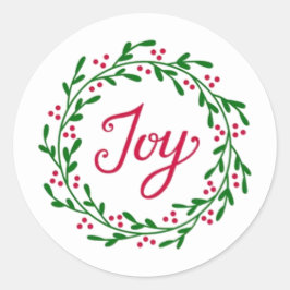 Joy Kerst sticker