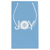 Joy Kerstblauw cadeautas (Achterkant)