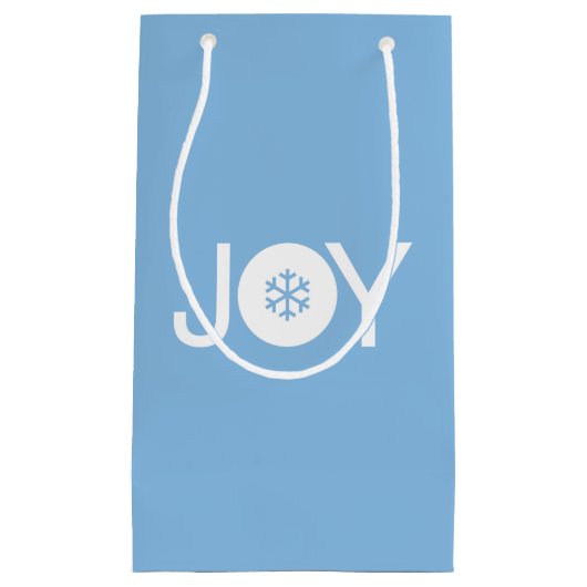 Joy Kerstblauw cadeautas (Voorkant)