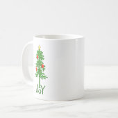 Joy kerstboom koffiemok (Voorkant links)
