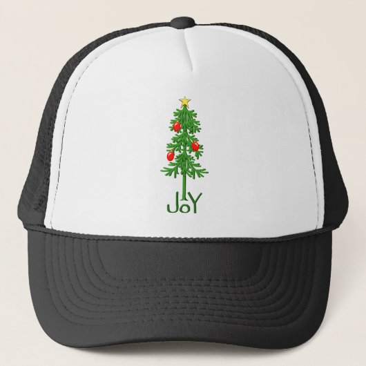 Joy kerstboom trucker pet (Voorkant)