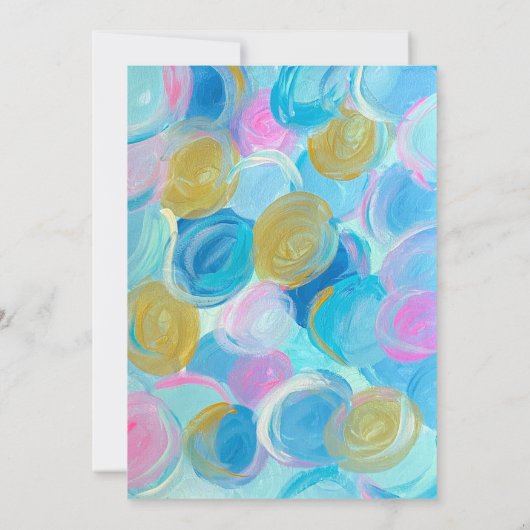 Joy kerstboomkaart - Bliss Aankondiging (Achterkant)