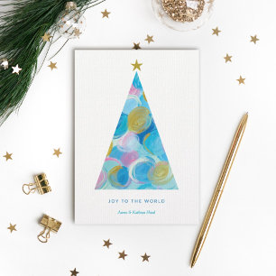 Joy kerstboomkaart - Bliss Aankondiging