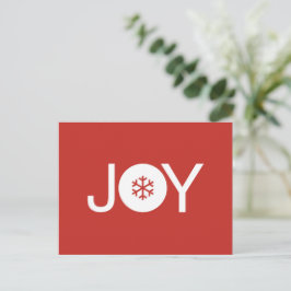 Joy kerstBriefkaart Briefkaart