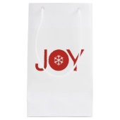 Joy kerstcadeau klein cadeauzakje (Voorkant)