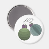 Joy kerstdecorations magneet (Voorkant / Achterkant)