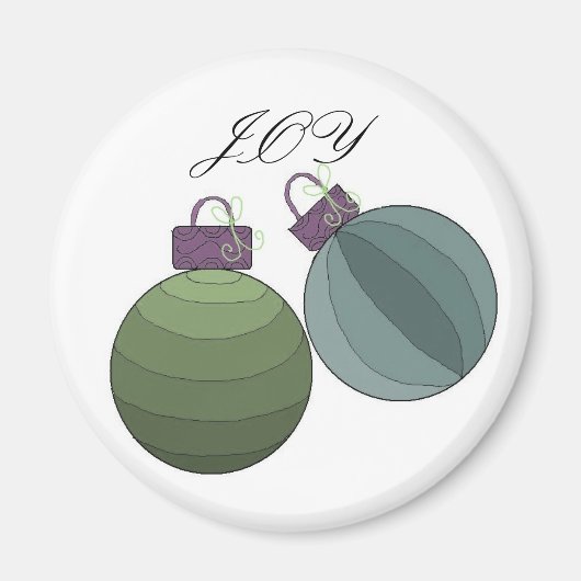 Joy kerstdecorations magneet (Voorkant)