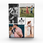 Joy kerstfamilie Foto collage Xmas Block (Voorkant)