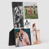 Joy-kerstfamilie Foto's voor collage Fotoplaat (Zijkant)