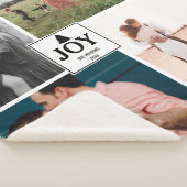 Joy-kerstfamilie Foto's voor collage Sherpa Deken (3/4)