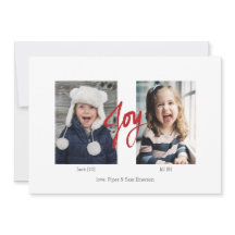 JOY kerstfeestay 2-fotokaart