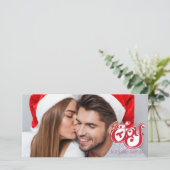 Joy kerstfeestay-fotokaart feestdagenkaart (Staand voorkant)