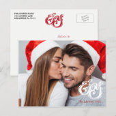Joy Kerstfeestdag Foto Briefkaart (Voorkant / Achterkant)