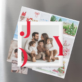 JOY Kerstfoto | Gepersonaliseerde vakantie Magneet