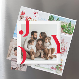 JOY Kerstfoto | Gepersonaliseerde vakantie Magneet