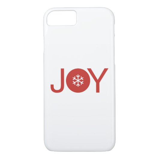 Joy kerstiPhone 8/7 Hoesje (Achterkant)