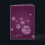 JOY Kerstkaart Feestdagen Kaart<br><div class="desc">Deze prachtige kaart is perfect voor iedereen op uw kerstlijst. Een generieke JOY-kaart maakt het zeer veelzijdig.</div>