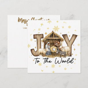 JOY Kerstkaart Geboorte