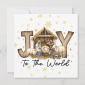 JOY Kerstkaart Geboorte (Voorkant)