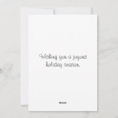 JOY Kerstkaart - Origineel Alcohol Inkt ontwerp (Achterkant)