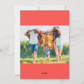 JOY kerstkaart [rood] (Achterkant)