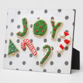 Joy kerstkoekjes fotoplaat (Zijkant)
