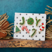 Joy kerstkoekjes fotoplaat (Zijkant)