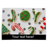 Joy kerstkoekjes groot cadeauzakje (Voorkant)
