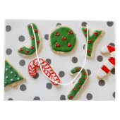 Joy kerstkoekjes groot cadeauzakje (Achterkant)