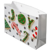 Joy kerstkoekjes groot cadeauzakje (Achterkant Gekanteld)