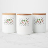 Joy kerstkoekjes voedselcontainer etiket (Flessen)